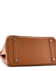 Taurillon Clemence Birkin 30 Gold