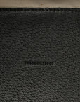 Textured Dollar Calfskin Small Ophidia Shoulder Tote Bag Black