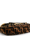 Shearling Vitello Dolce Macro FF 1974 Baguette Tobacco Black