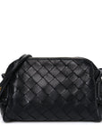 Nappa Intrecciato Concert Pouch Black