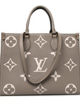 Empreinte Monogram Giant Onthego MM Tourterelle Creme