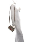 GG Supreme Monogram Web Mini Ophidia Shoulder Bag Brown