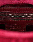 New Velvet Ashmir GG Monogram Small Jackie 1961 Hobo Red