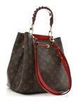 Monogram Braided Neonoe Coquelicot