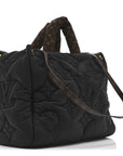 Econyl Monogram Pillow Giant Onthego MM Black