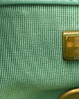 Lambskin Quilted Medium CHNL 19 Flap Green