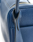 Taurillon Clemence Mini Lindy 20 Deep Bleu