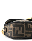 Fabric Jacquard FF 1974 Mini Baguette Tobacco Moro Black