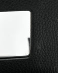 Calfskin Mini GG Marmont Chain Wallet Black