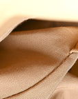 Goatskin Quilted Medium CHNL 19 Flap Dark Beige
