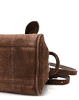 Suede Crocodile Embossed Le Petit Turismo Dark Brown
