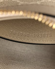 GG Supreme Monogram Textured Dollar Calfskin Web Mini Ophidia GG Handbag Beige Mystic White Oatmeal