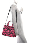 X STEPHEN SPROUSE Grained Calfskin Medium The Tote Bag Pink