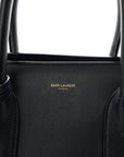 Calfskin Large Sac de Jour Carryall Navy Blue