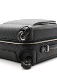 GG Supreme Monogram Calfskin Carry On Trolley Black