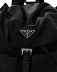 Tessuto Nylon Vela Medium Backpack Black