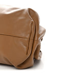 Smooth Butter Calf The Pouch Oversized Clutch Cammello