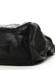 Agneau Giant 12 Gold Hardware Velo Black
