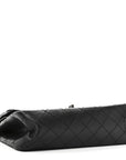 Aged Calfskin Quilted 2.55 Reissue 225 Flap Black