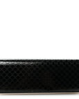 Patent MicroGCCIssima Small Broadway Clutch Black