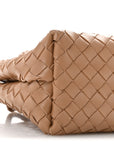 Nappa Intrecciato Small Andiamo Shoulder Bag Biscuit