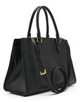 Saffiano Soft Calfskin Tote Black