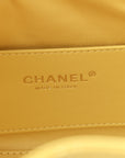 Suede Quilted Mini CHNL 25 Handbag Yellow