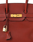 Togo Verso Birkin 35 Brique Ebene