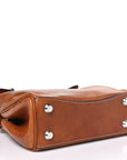 Vegetable Tanned Lambskin Mini Rodeo Top Handle Handbag Tan Cowboy