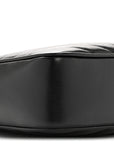 Calfskin Matelasse Monogram Lou Camera Bag Black