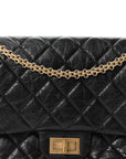Aged Calfskin Quilted 2.55 Reissue 227 Flap Black