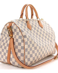 Damier Azur Speedy Bandouliere 35