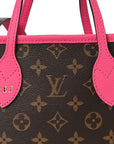 Monogram Neverfull Inside Out Bandouliere BB Rose Pondichery