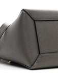 Grained Calfskin Micro Belt Bag Grey
