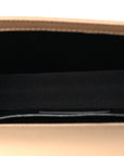 Grain De Poudre Classic Kate Monogram Clutch Nude Powder