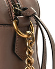 Calfskin Matelasse Small GG Marmont Chain Shoulder Bag Porcelain Rose