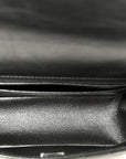 Metallic Aged Calfskin Chevron Quilted 2.55 Reissue Mini Flap Grey