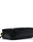 Calfskin Matelasse Monogram Lou Camera Bag Black