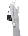 Shiny Caiman Crocodile Constance 23 Black