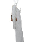 New Canvas Charisma Calfskin Crystal GG Monogram Mini Jackie 1961 Hobo Camel Ebony