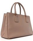 Saffiano Small Galleria Double Zip Tote Cammeo