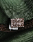 GG Supreme Monogram Textured Dollar Calfskin Web Medium Savoy Duffle Bag Beige Dark Brown