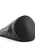 Vitello Daino Bucket Bag Black