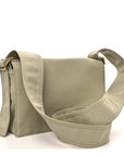 Canvas Trench Crossbody Bag Flax