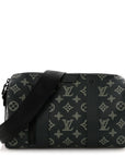 Monogram Shadow City Keepall Forest Green