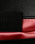Velvet Matelasse Mini GG Marmont Shoulder Bag Black