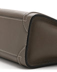 Drummed Calfskin Nano Luggage Souris