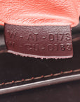 Satin Calfskin Mini Tri-Color Luggage Blood