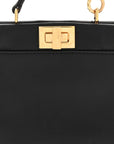 Nappa Micro Peekaboo Iconic Satchel Black