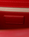 Glazed Calfskin Le Grand Bambino Red